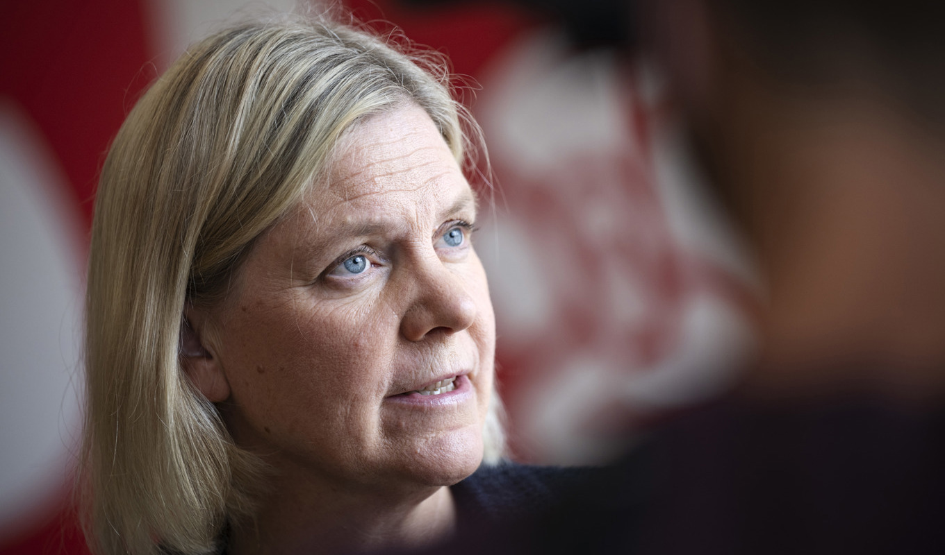 Socialdemokraternas partiledare Magdalena Andersson. Arkivbild. Foto: Johan Nilsson/TT
