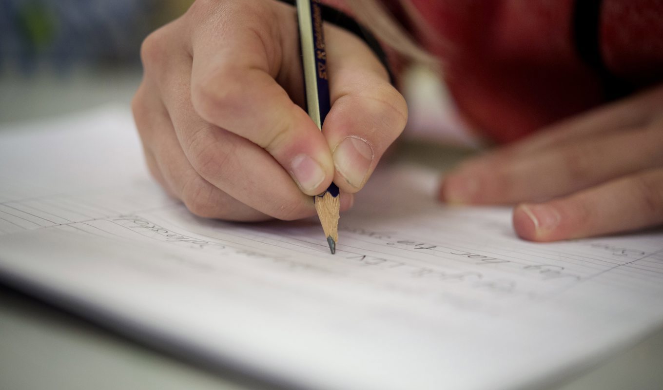 Hundratusentals elever berörs i den tekniska omställningen till digitala nationella prov. Arkivbild. Foto: Jessica Gow/TT