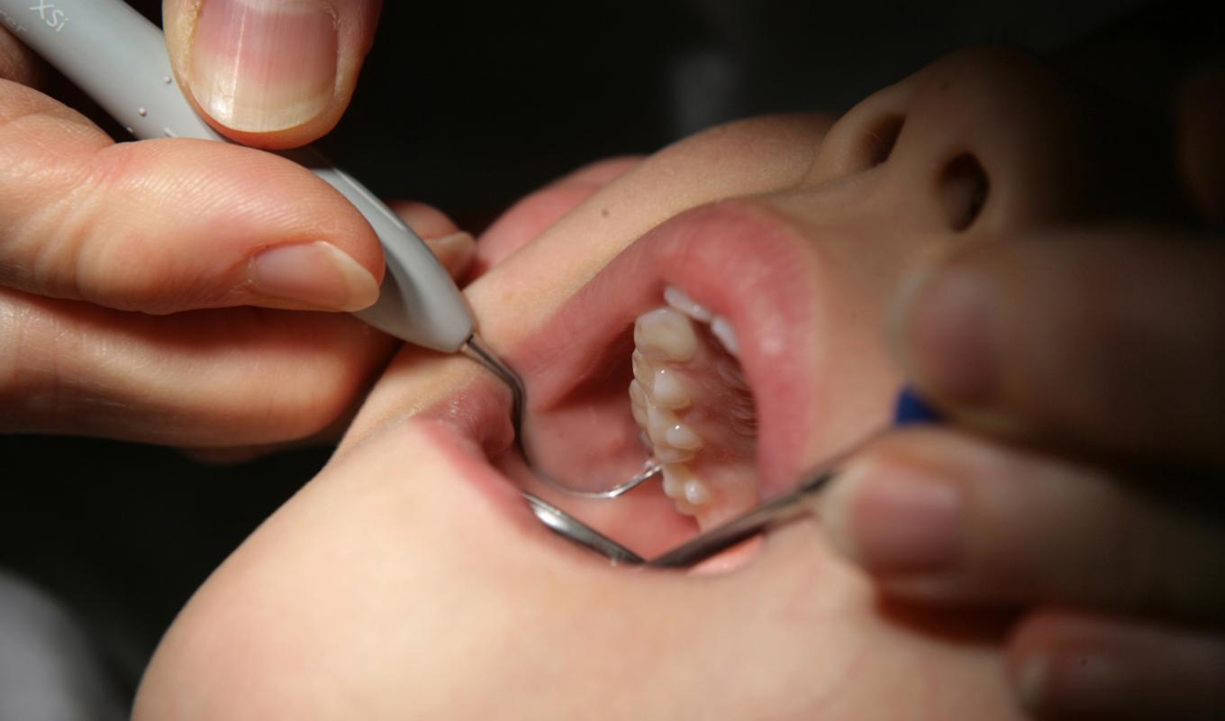 Andelen tandläkarbesök fortsätter att gå ned i Sverige. Arkivbild. Foto: Fredrik Sandberg / TT