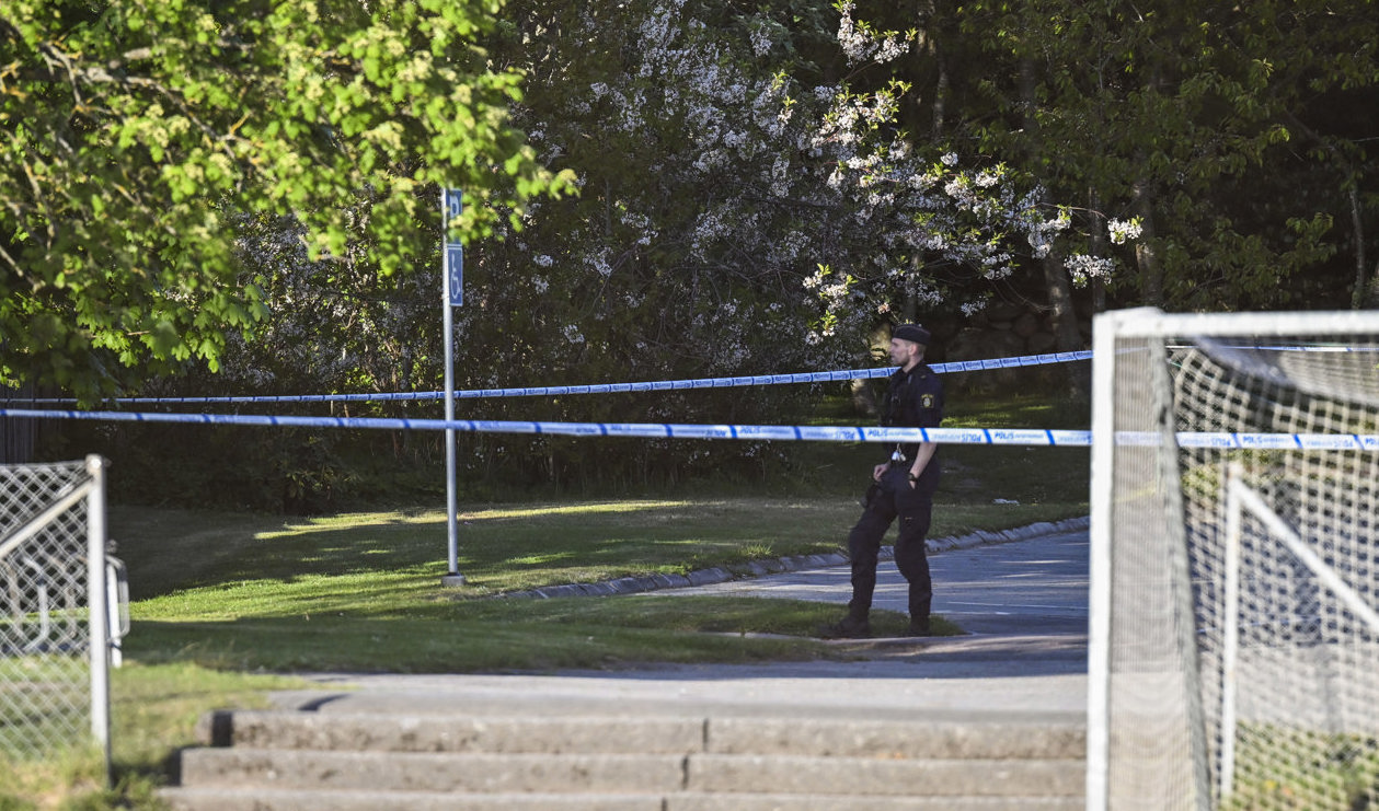 Två män i 20-årsåldern sköts i Askim i Göteborg i maj. Arkivbild. Foto: Björn Larsson Rosvall/TT