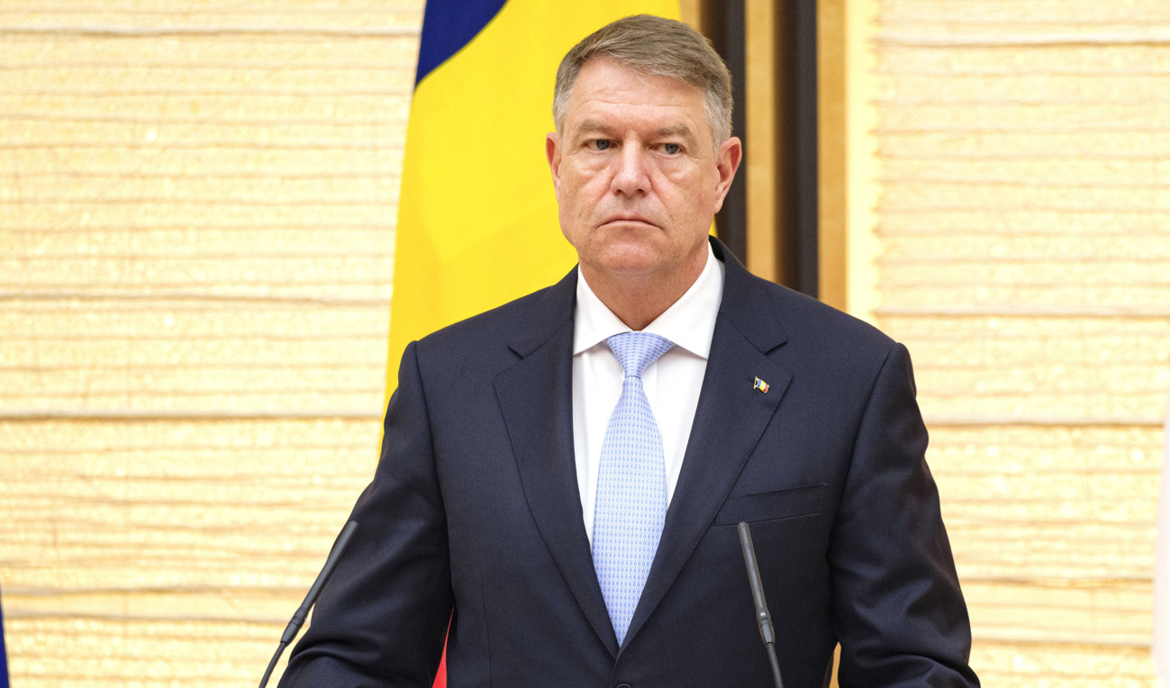 Rumäniens president Klaus Iohannis. Arkivbild. Foto: Nicolas Datiche/AP/TT