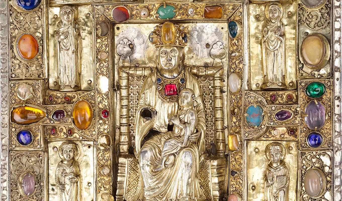 Detalj av ”Bertholds sakramentarium”, 1215–1217, av okänd tysk konstnär. The Morgan Library and Musuem i New York. Foto: Public Domain