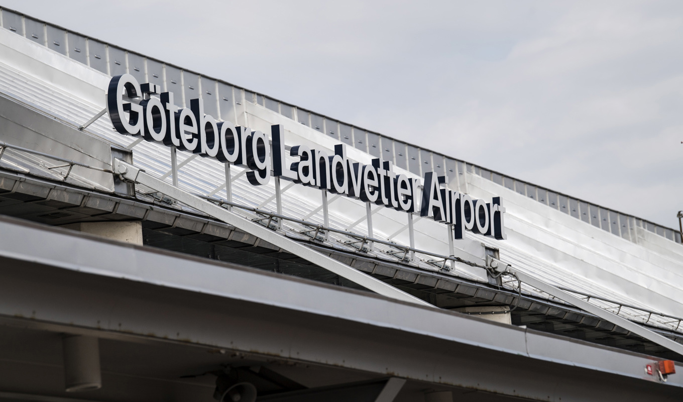 Delar av Landvetters flygplats utrymdes på lördagskvällen. Arkivbild. Foto: Björn Larsson Rosvall/ TT