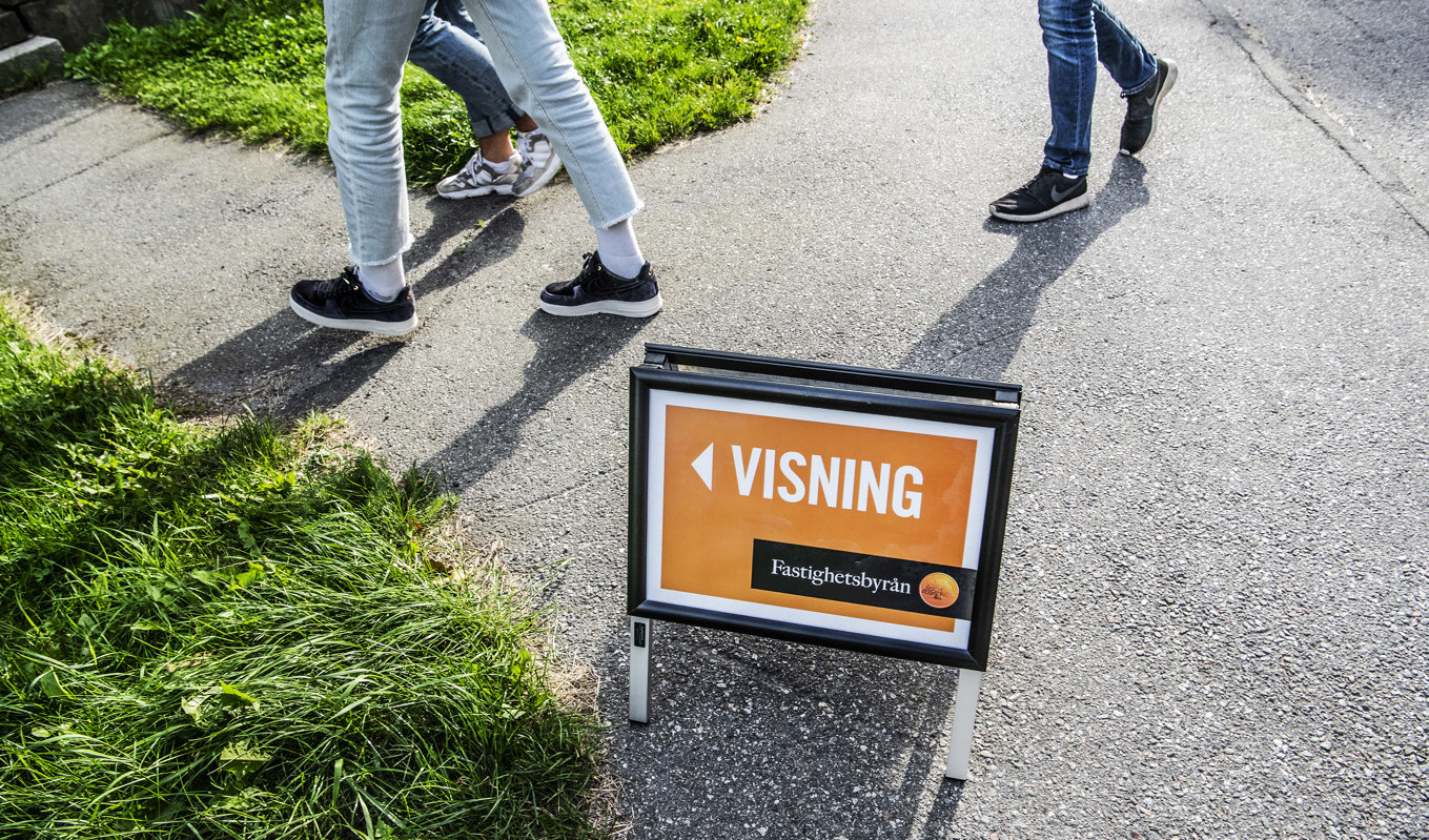 Hushållen tror att räntan landar på 4 procent om ett år, enligt SEB:s senaste bostadsindikator. Arkivbild. Foto: Tomas Oneborg/SvD/TT