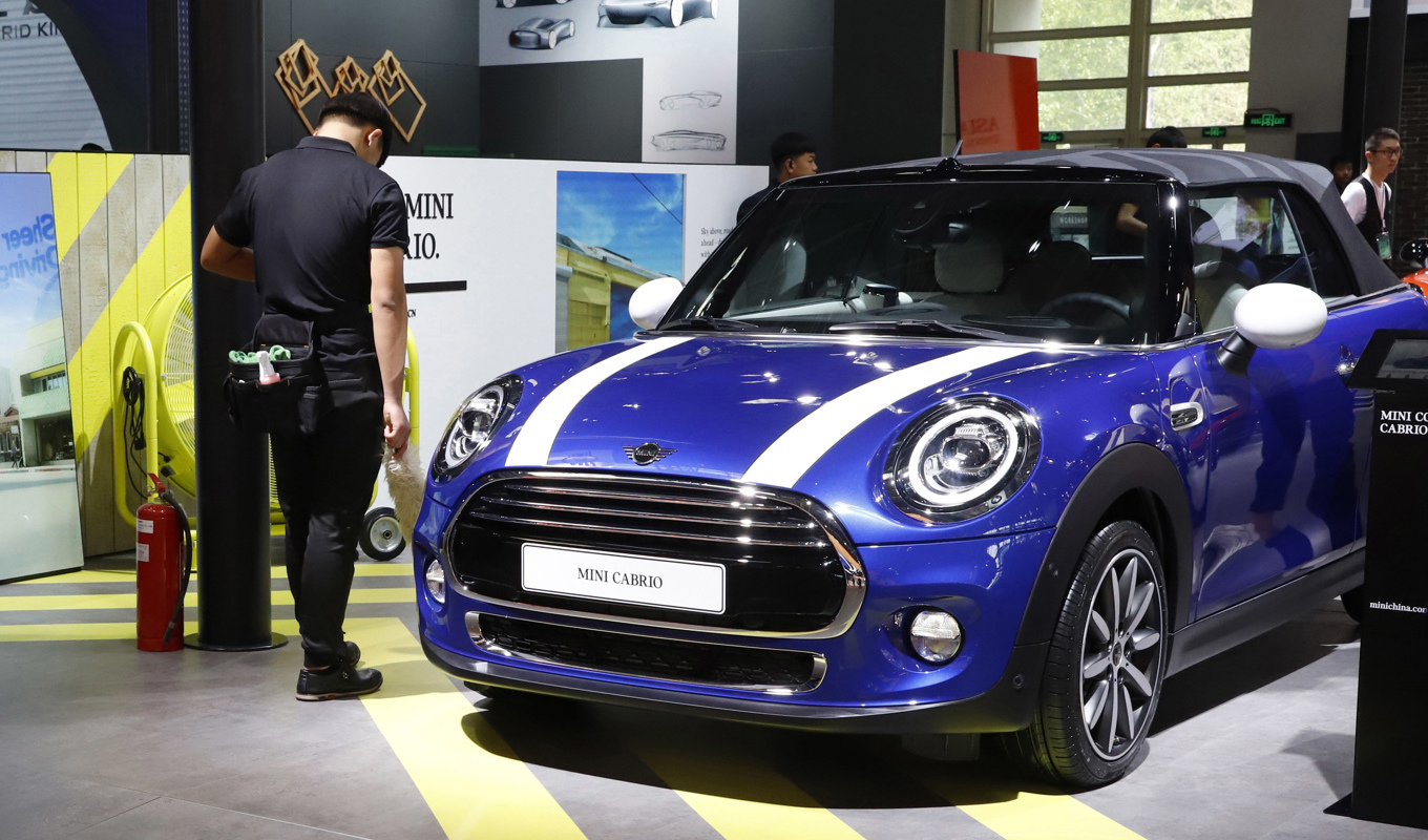 Mångmiljardsatsning på Mini-produktion i Oxford, Storbritannien. Arkivbild. Foto: Ng Han Guan AP/TT