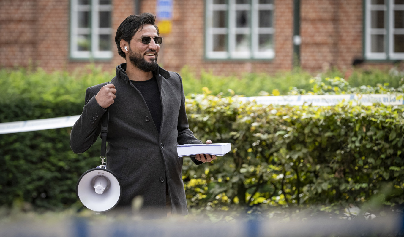 Irak har begärt Salwan Momika utlämnad. Arkivbild. Foto: Johan Nilsson/TT