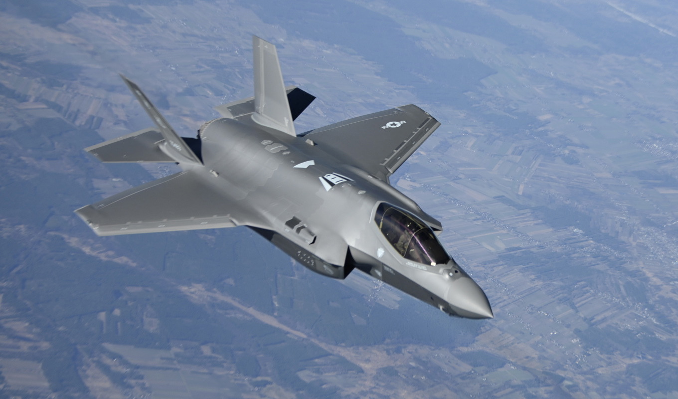 Ett amerikanskt F-35-flygplan. Arkivbild. Foto: Senior Airman Joseph Barron/AP/TT