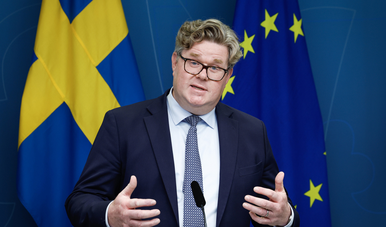 Justitieminister Gunnar Strömmer (M) kallar samman rådet mot organiserad brottslighet. Arkivbild. Foto: Christine Olsson/TT