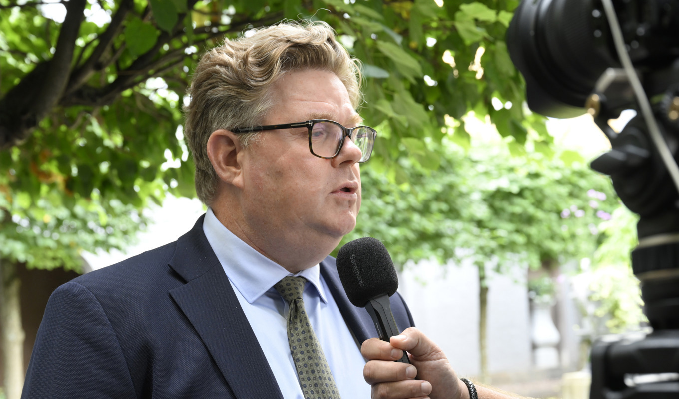 Justitieminister Gunnar Strömmer (M). Arkivbild. Foto: Fredrik Sandberg/TT