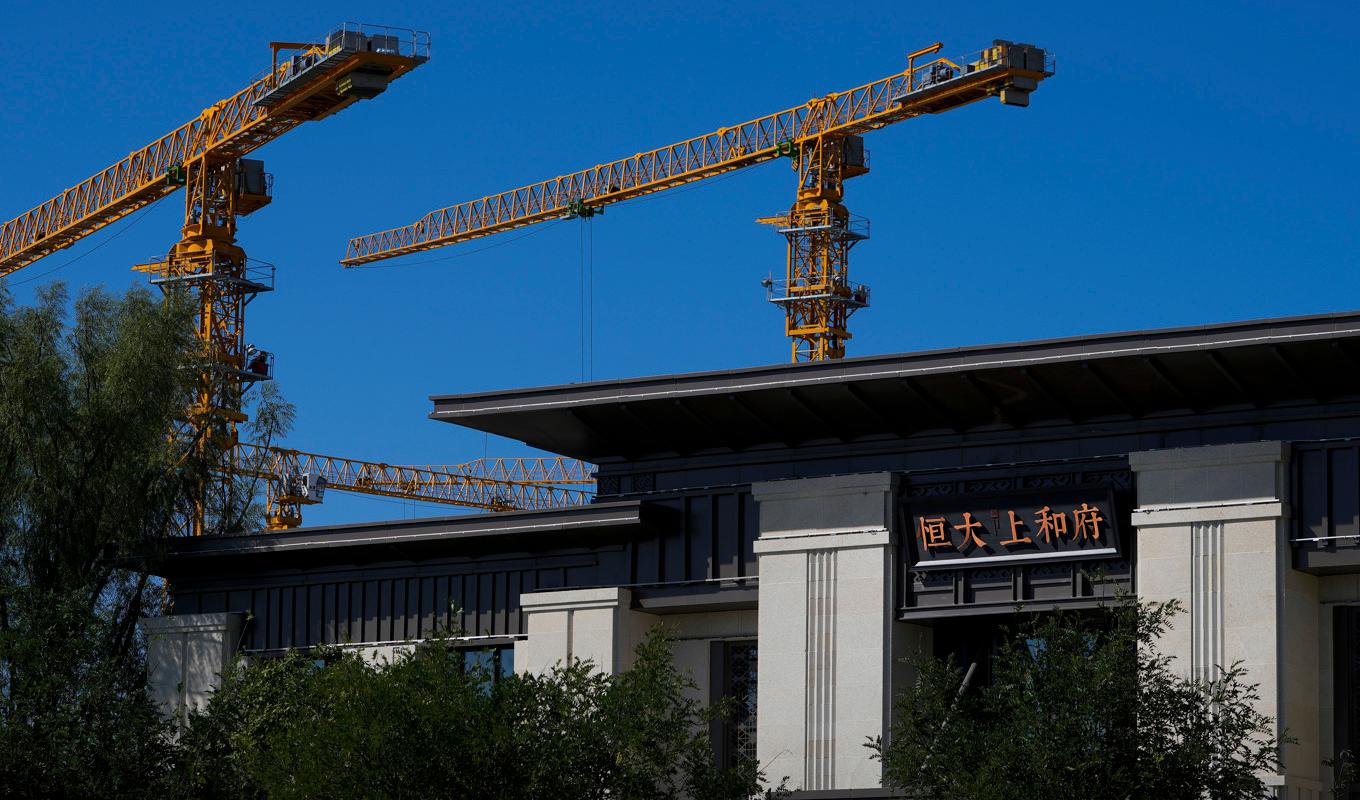 Krisen i Kinas fastighetssektor har tvingat ännu ett bolag om att ansöka om konkursskydd i USA. Arkivbild Foto: Andy Wong AP/TT