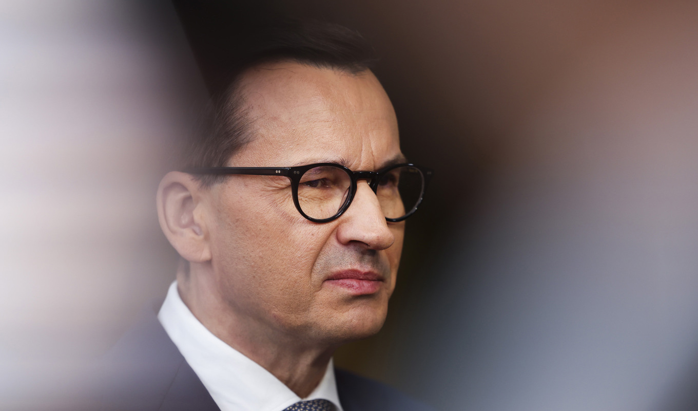 Polens premiärminister Mateusz Morawiecki. Arkivbild. Foto: Geert Vanden Wijngaert/AP/TT