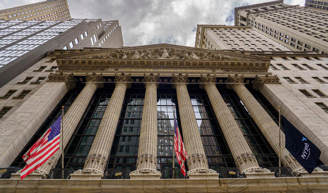 Grönt på fredagen, men rött för veckan som helhet på Wall Street. Arkivbild. Foto: J. David Ake/AP/TT