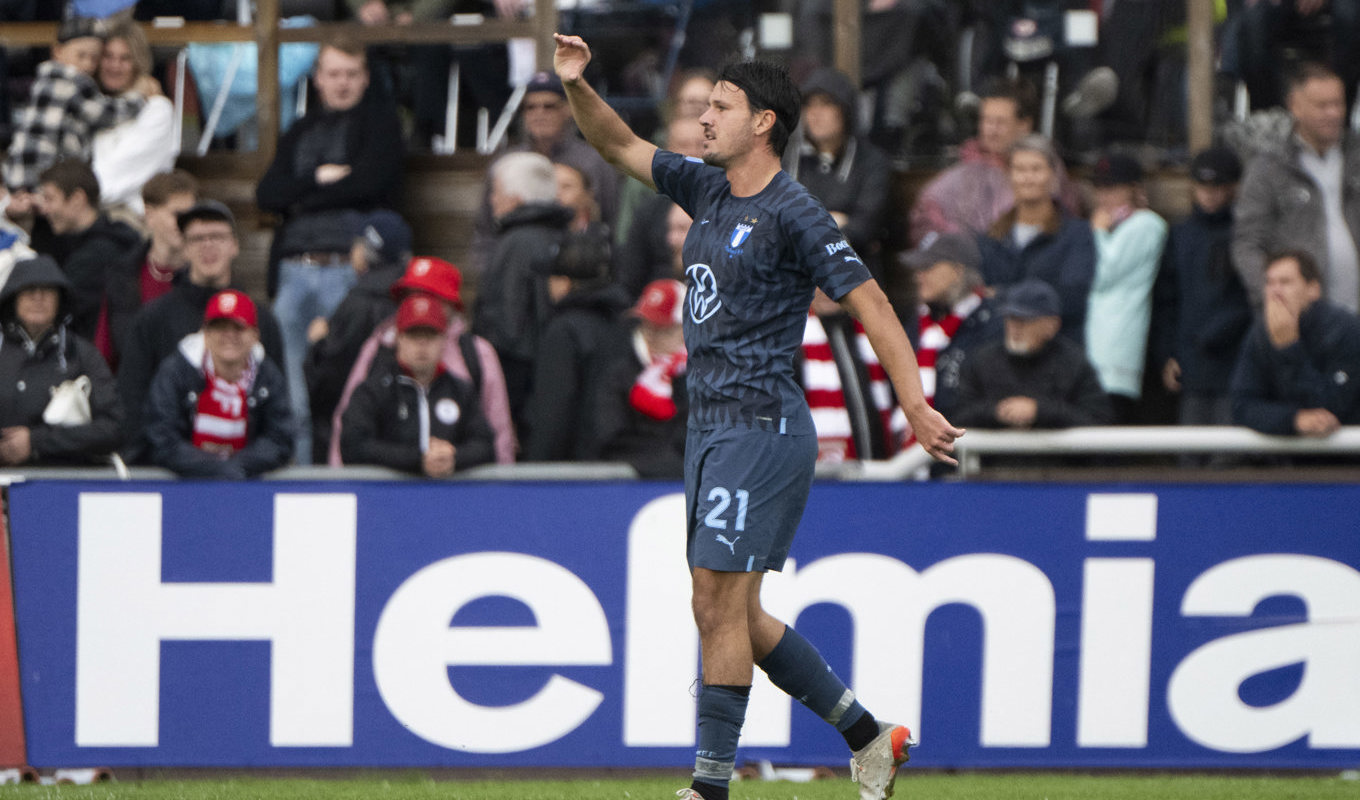 Malmö FF:s Stefano Vecchia. Foto: Tommy Pedersen/TT