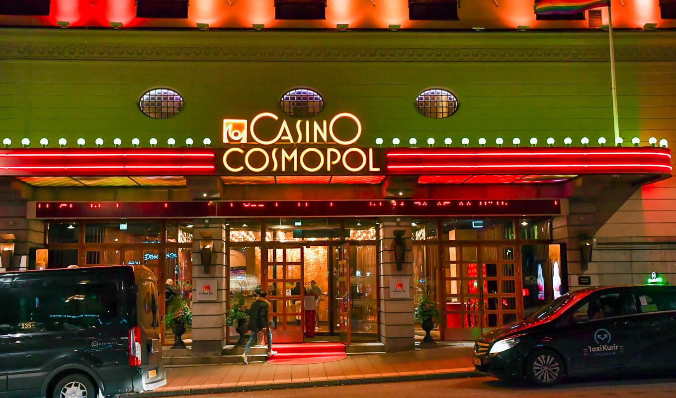Casino Cosmopol i Stockholm är ett av tre statligt ägda kasinon i Sverige med namnet Casino Cosmopol. Arkivbild. Foto: Jonas Ekströmer/TT