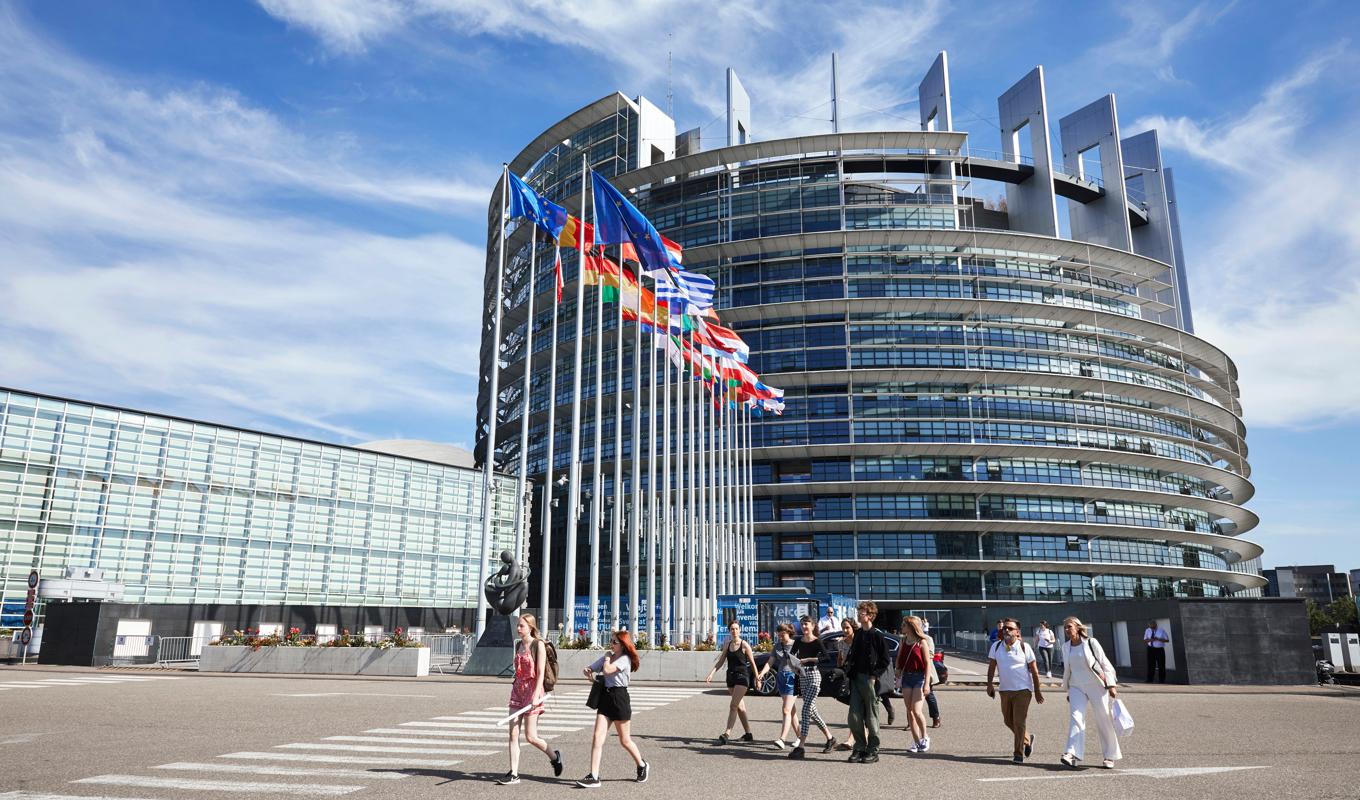 Europaparlamentet i Strasbourg. Arkivbild. Foto: Fredrik Persson/TT