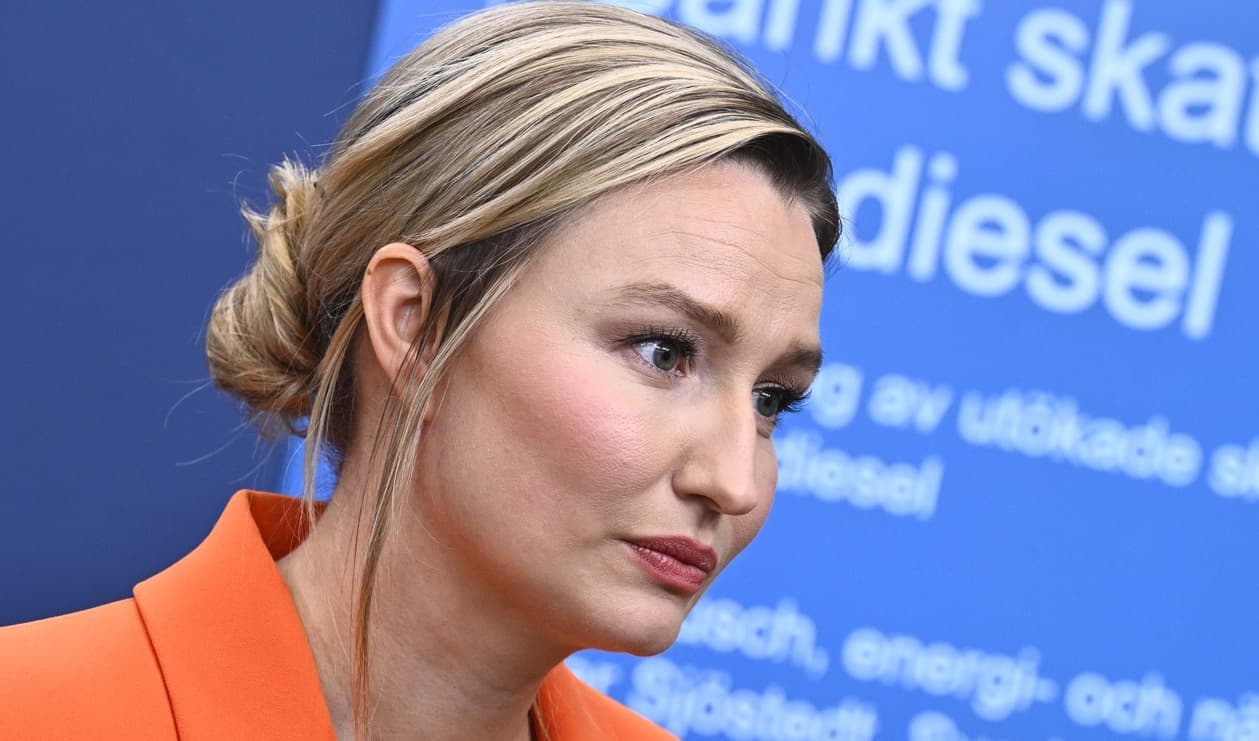 Ebba Busch, partiledare för KD och energi- och näringsminister. Arkivbild. Foto: Claudio Bresciani/TT