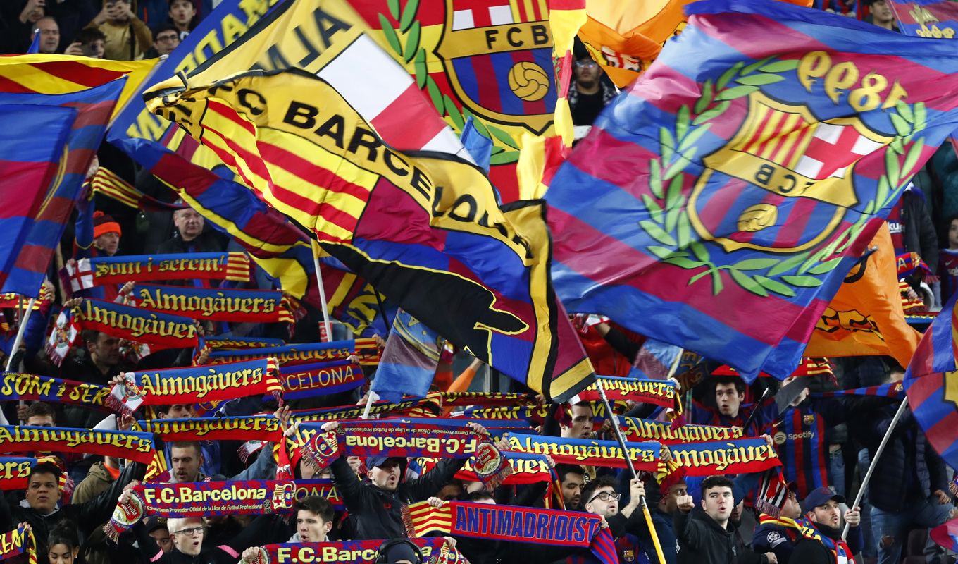FC Barcelona utreds för mutbrott. Arkivbild. Foto: Joan Monfort/AP/TT