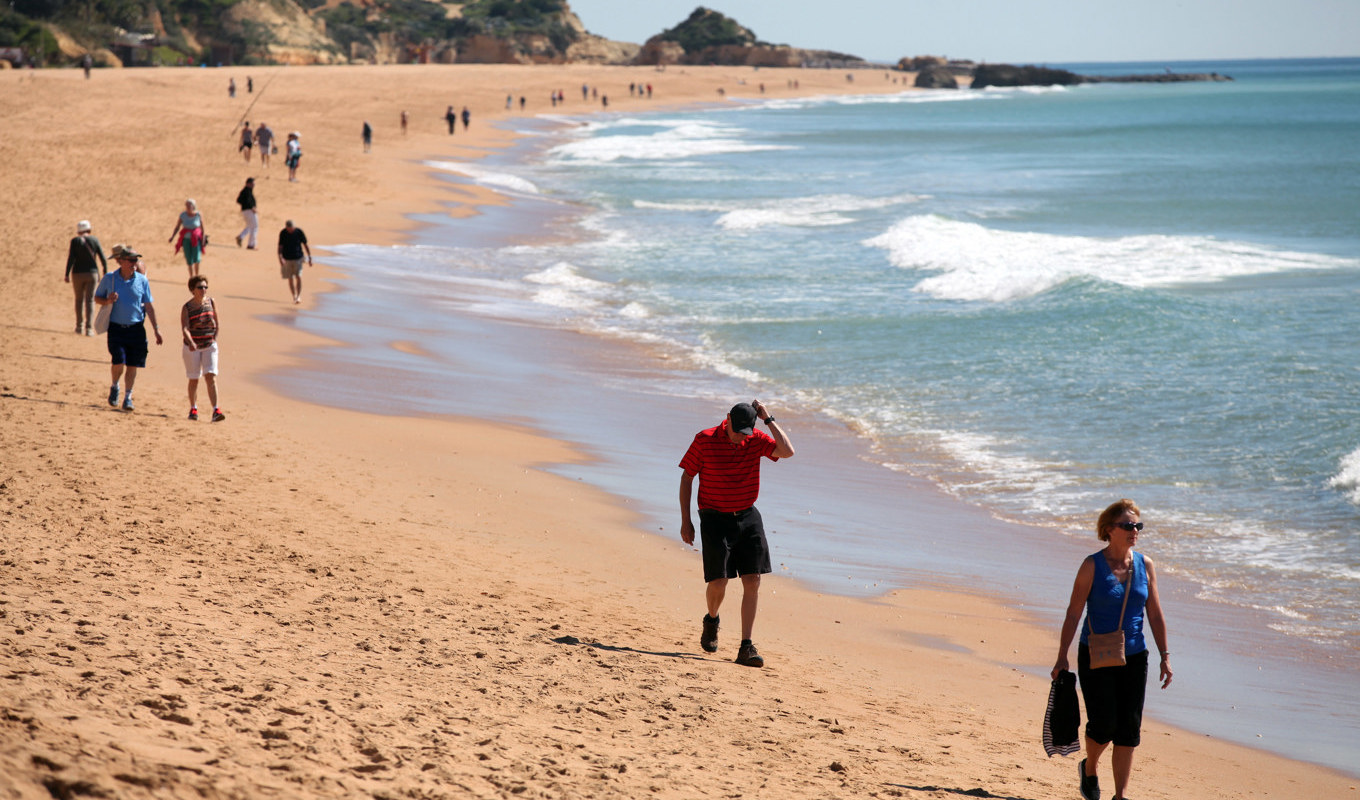 Turistlyft för Portugal efter pandemin trycker ned landets skuldkvot snabbt. Arkivbild Foto: Armando Franca AP/TT