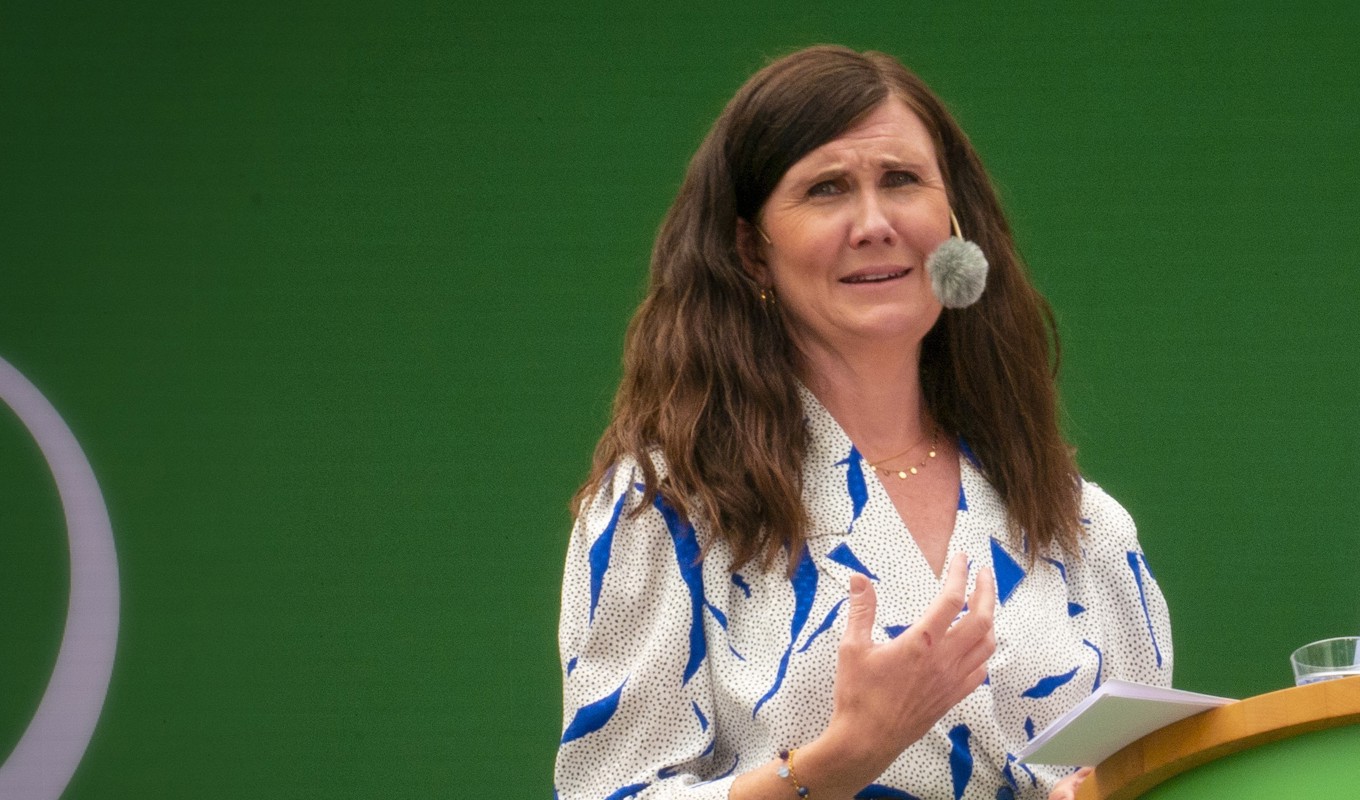 Märta Stenevi, språkrör för Miljöpartiet. Foto: Bilbo Lantto