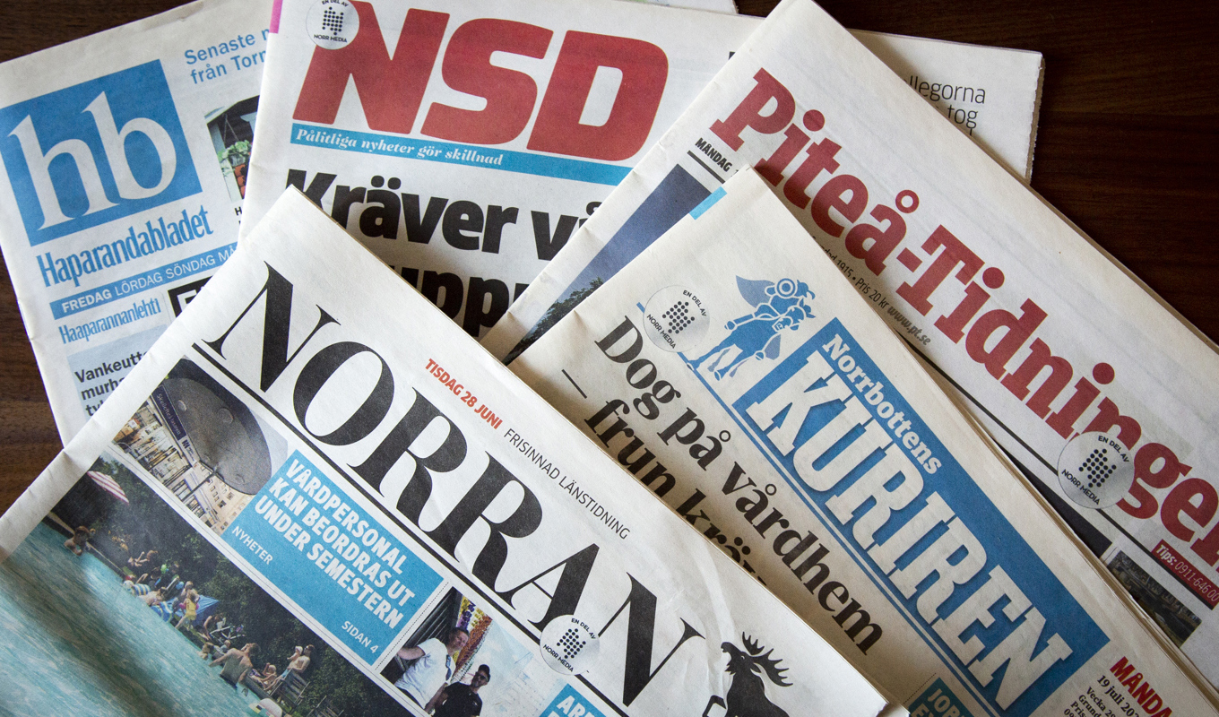 Nyhetsintresset håller i sig men blir allt mer digitalt enligt en ny rapport. Arkivbild. Foto: Helena Landstedt/TT