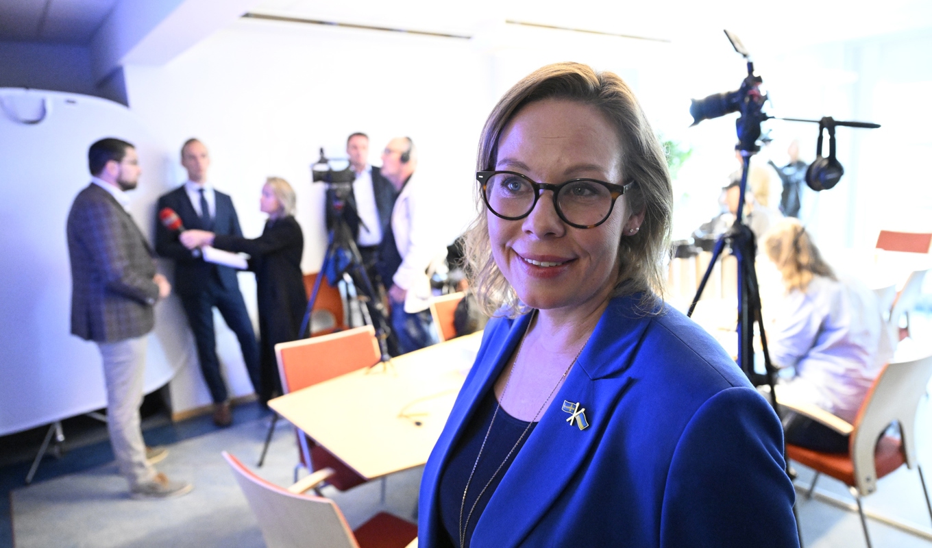 Migrationsminister Maria Malmer Stenergard (M). Foto: Johan Nilsson/TT