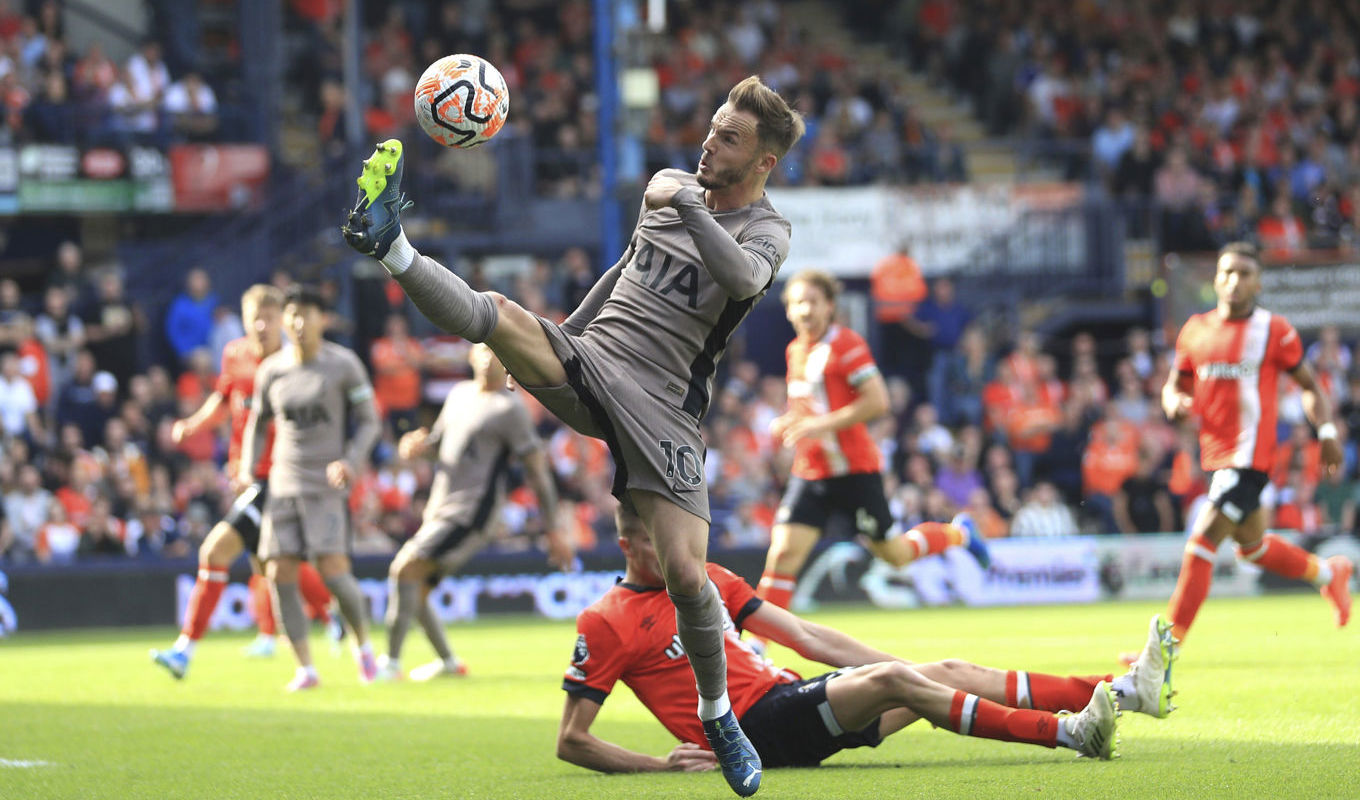 Tottenhams James Maddison. Foto: Bradley Collyer/AP/TT
