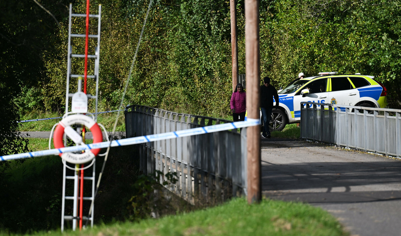Sökandet efter en 15-årig pojke som försvunnit i Alingsås fortsätter. Foto: Björn Larsson Rosvall/TT