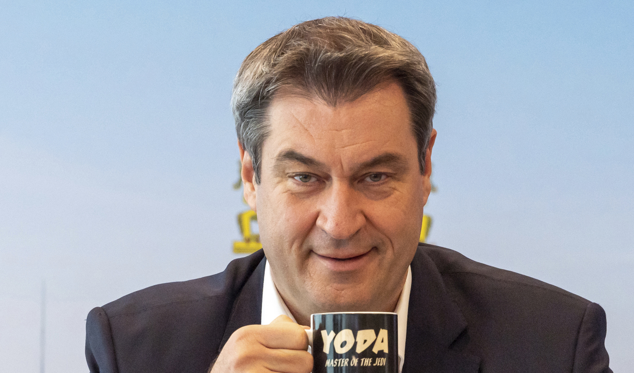 Markus Söder från konservativa CSU i Bayern är valsegrare i förbundslandets val. Arkivbild. Foto: Peter Kneffel/AP/TT