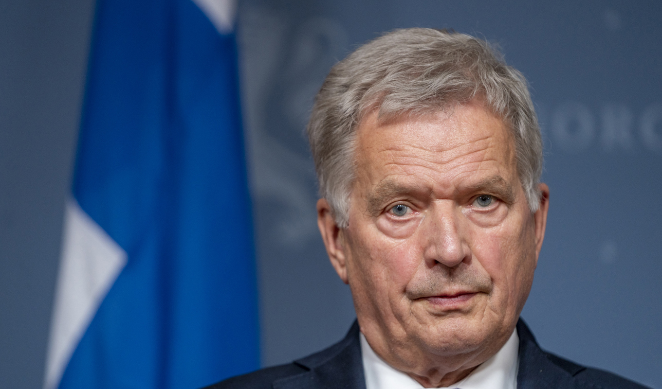 En gasledning i Finska viken blev sannolikt utsatt för sabotage, enligt Finlands regering samt president Sauli Niinistö. Arkivbild. Foto: Terje Pedersen/NTB/TT