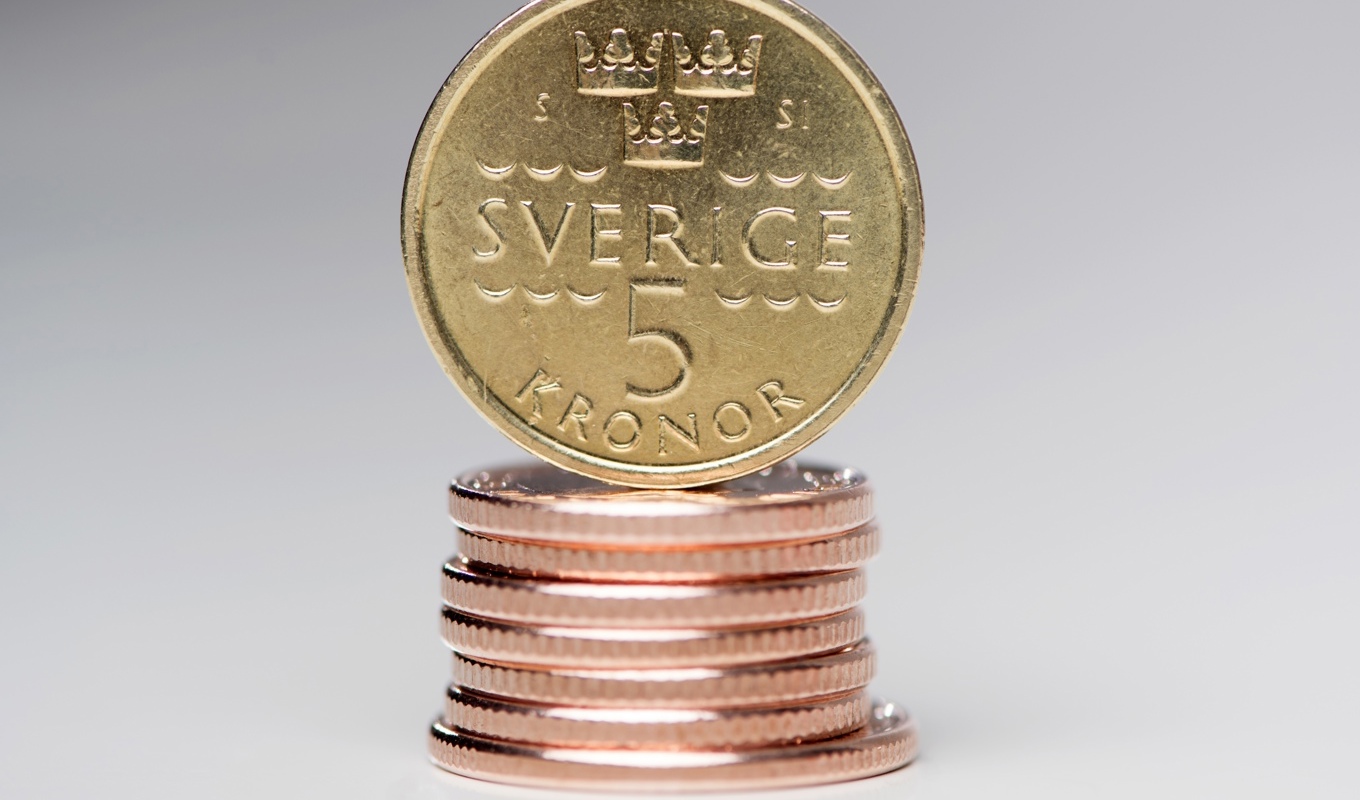 Är kronan en stor bov i inflationsdramat? Arkivbild. Foto: Fredrik Sandberg/TT