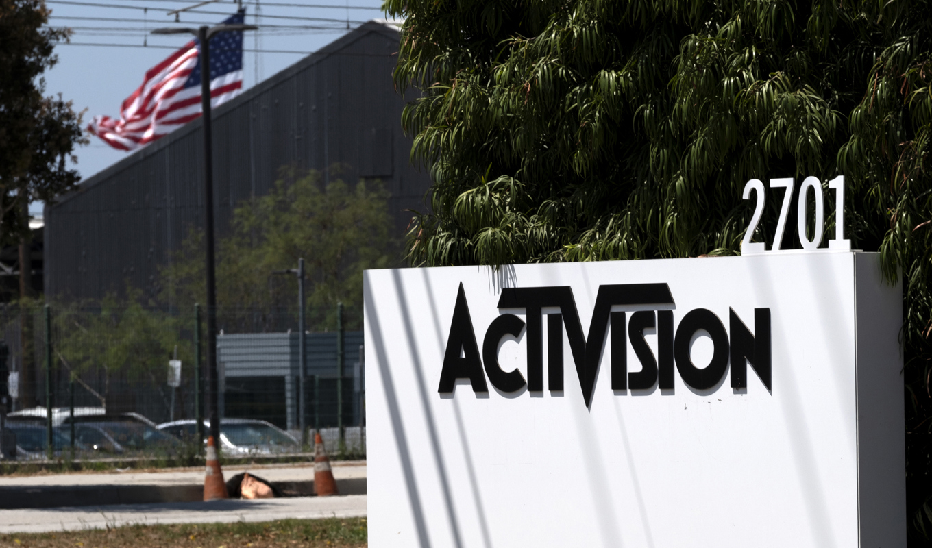 Jätteaffären där Microsoft köper Activision Blizzard är nu i mål. Arkivbild. Foto: Richard Vogel/AP/TT