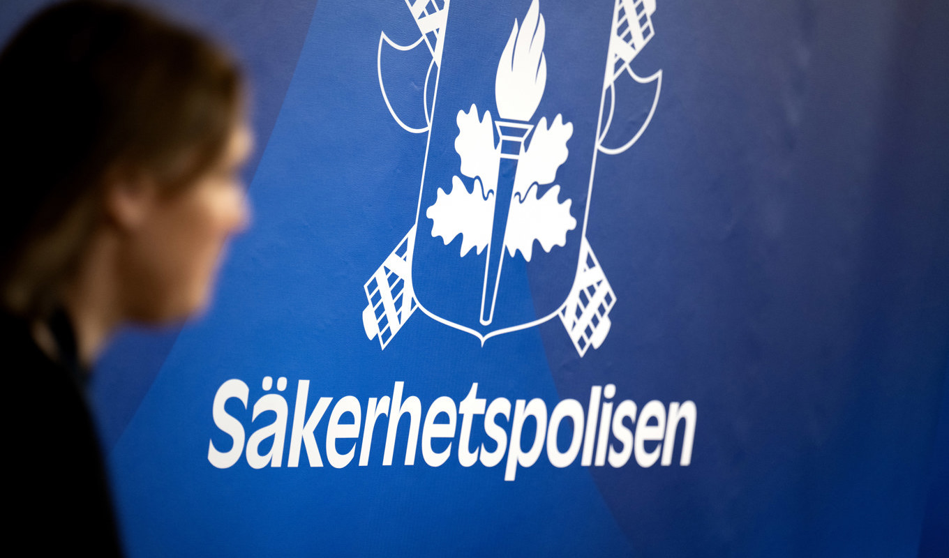 Säkerhetspolisen genomförde en insats under tisdagsmorgonen och grep två personer i Stockholmsområdet. Arkivbild. Foto: Pontus Lundahl/TT