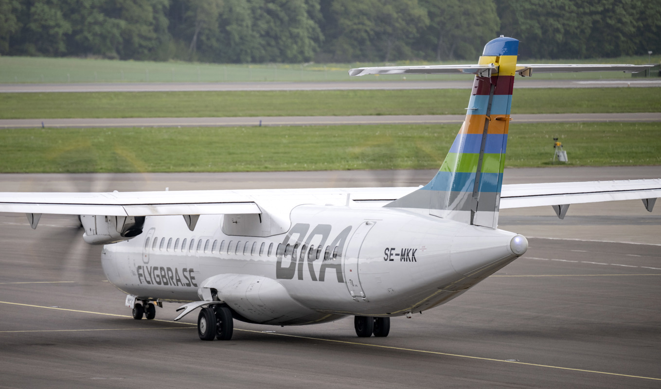 Flygbolaget Bra ansöker om rekonstruktion. Arkivbild. Foto: Johan Nilsson/TT