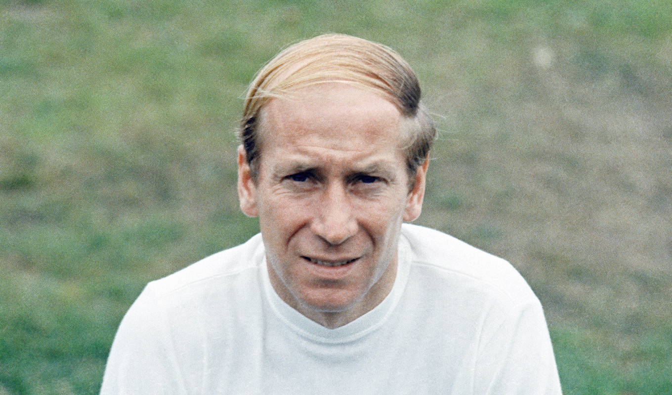 Sir Bobby Charlton. Arkivbild. Foto: AP/TT