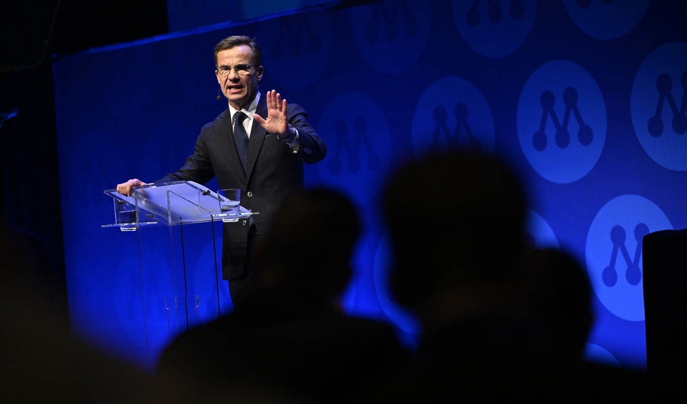 Moderaternas partiledare Ulf Kristersson. Foto: Pontus Lundahl/TT