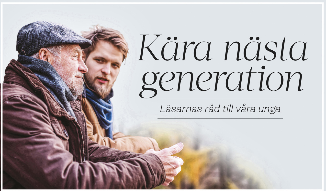 Syftet med ”Kära nästa generation” är att bevara och föra vidare tidlösa värderingar till de yngre generationerna. Välkommen med ditt bidrag. Foto: Shutterstock