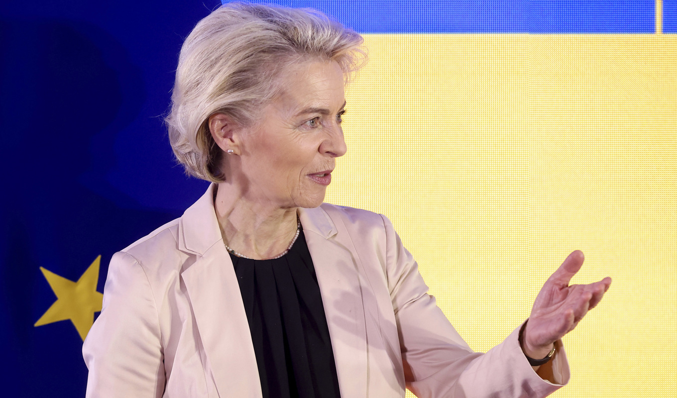 EU-kommissionens ordförande Ursula von der Leyen. Arkivbild. Foto: Armin Durgut/AP/TT