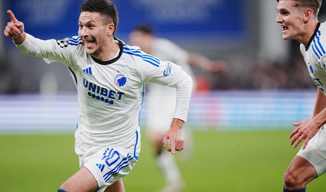 Roony Bardghji sänkte Manchester United. Foto: Liselotte Sabroe/Ritzau Scanpix/TT