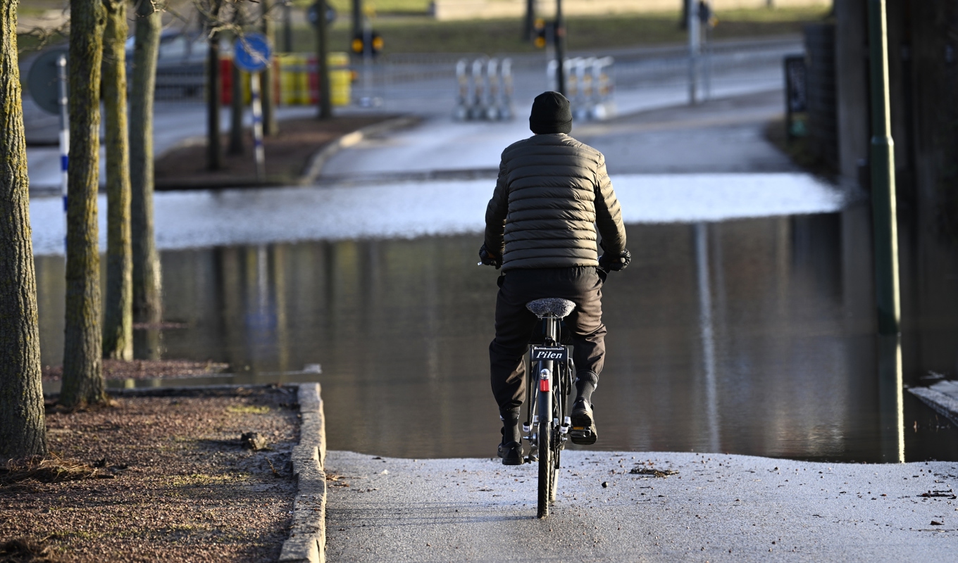 En större vattenläcka har upptäckts i Själevad i Örnskökdsviks kommun. Arkivbild. Foto: Johan Nilsson/TT