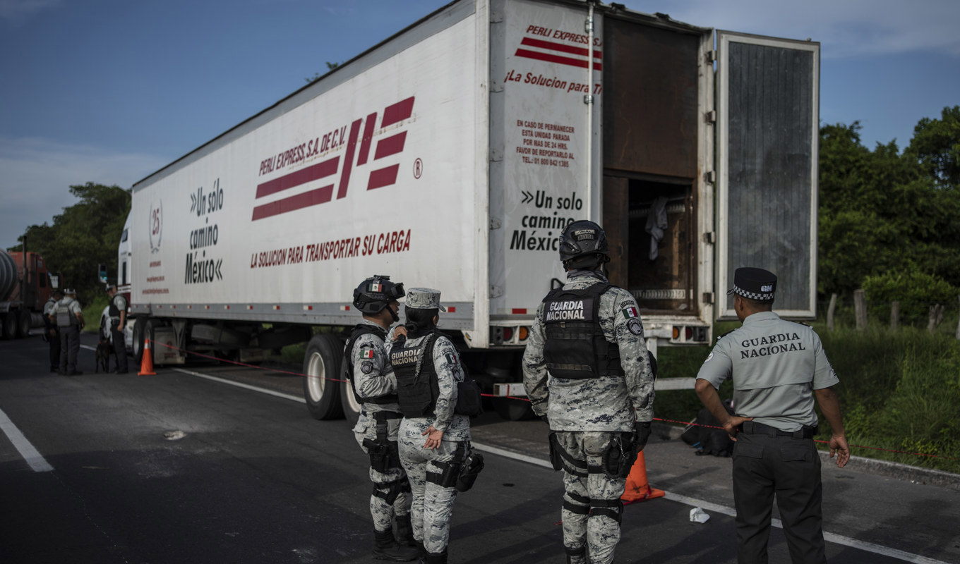 Migranterna hittades efter att rop på hjälp hörts. Arkivbild utan koppling till händelsen. Foto: Felix Marquez/AP/TT