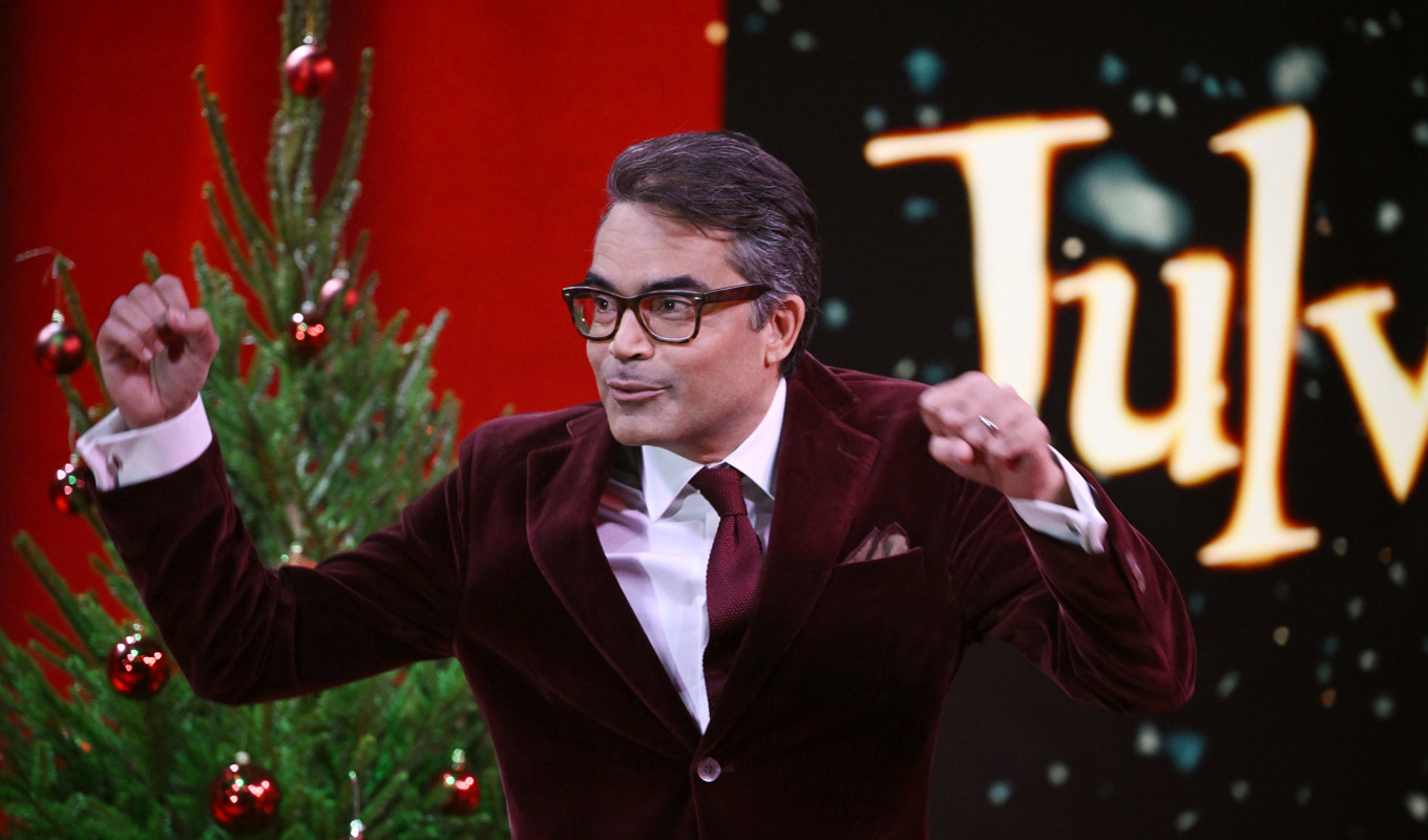 David Batra presenterades på tisdagen som årets julvärd i SvT. Foto: Anders Wiklund/TT