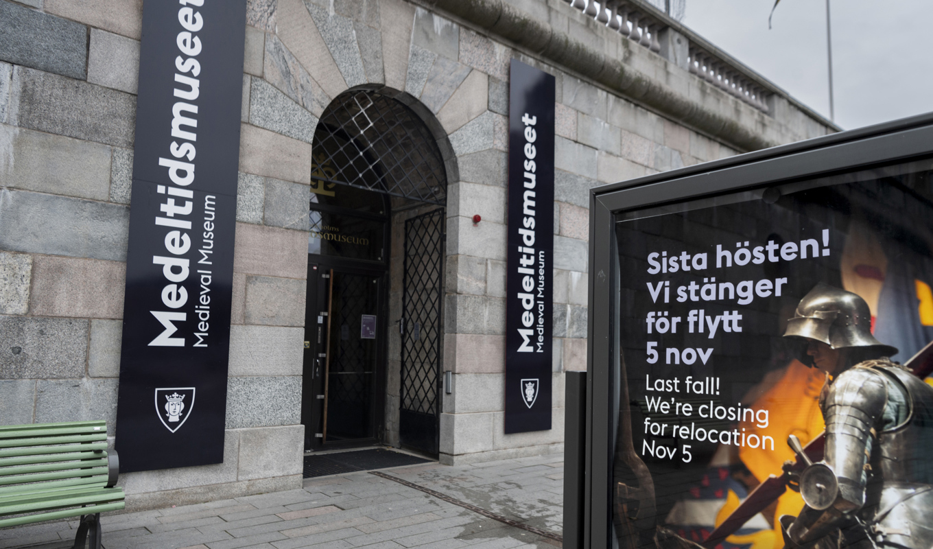 Medeltidsmuseet kan ha nya lokaler på gång under Storkyrkan i Gamla stan. Arkivbild. Foto: Mikaela Landeström/TT