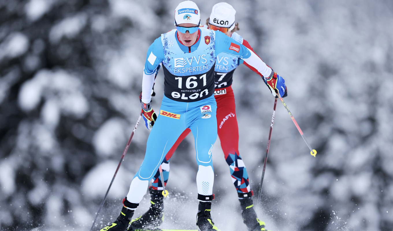 Martin Løwstrøm Nyenget vann loppet. Arkivbild. Foto: Geir Olsen/NTB/TT