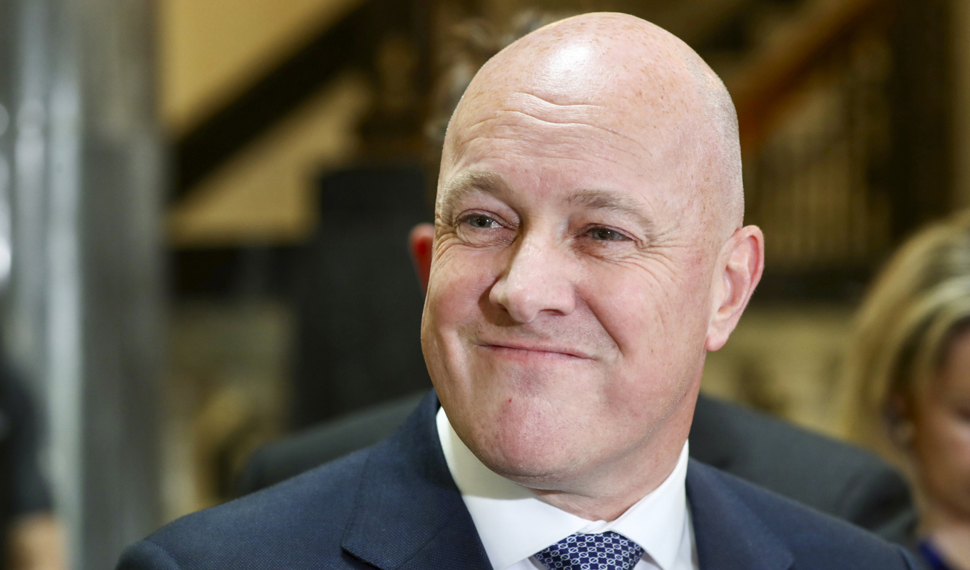 Nya Zeelands nye premiärminister Christopher Luxon. Foto: Mark Mitchell/AP/TT