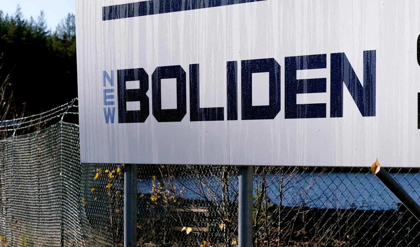 Boliden backade på Stockholmsbörsen. Arkivbild. Foto: Johanna Norin/TT