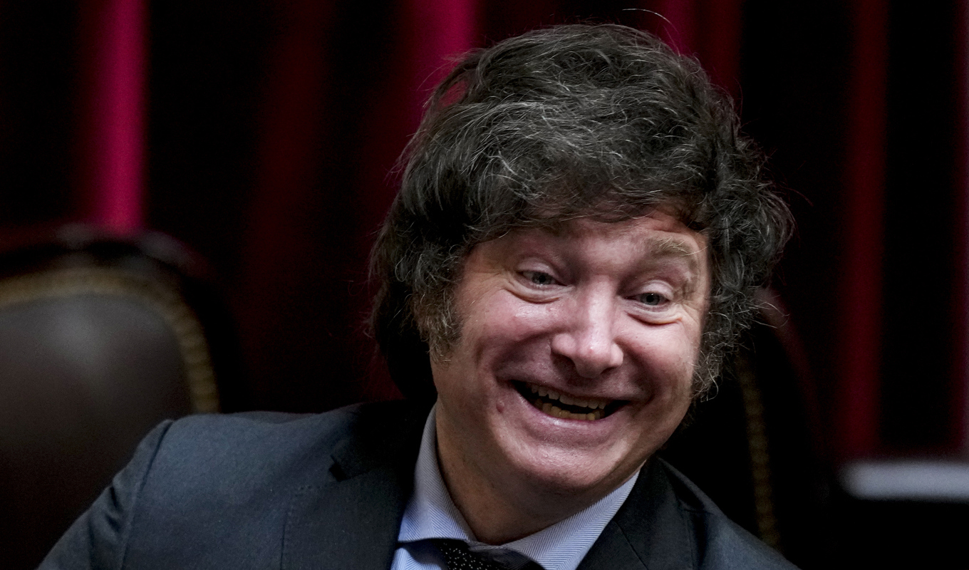 Argentinas blivande president Javier Milei. Foto: Natacha Pisarenko/AP/TT