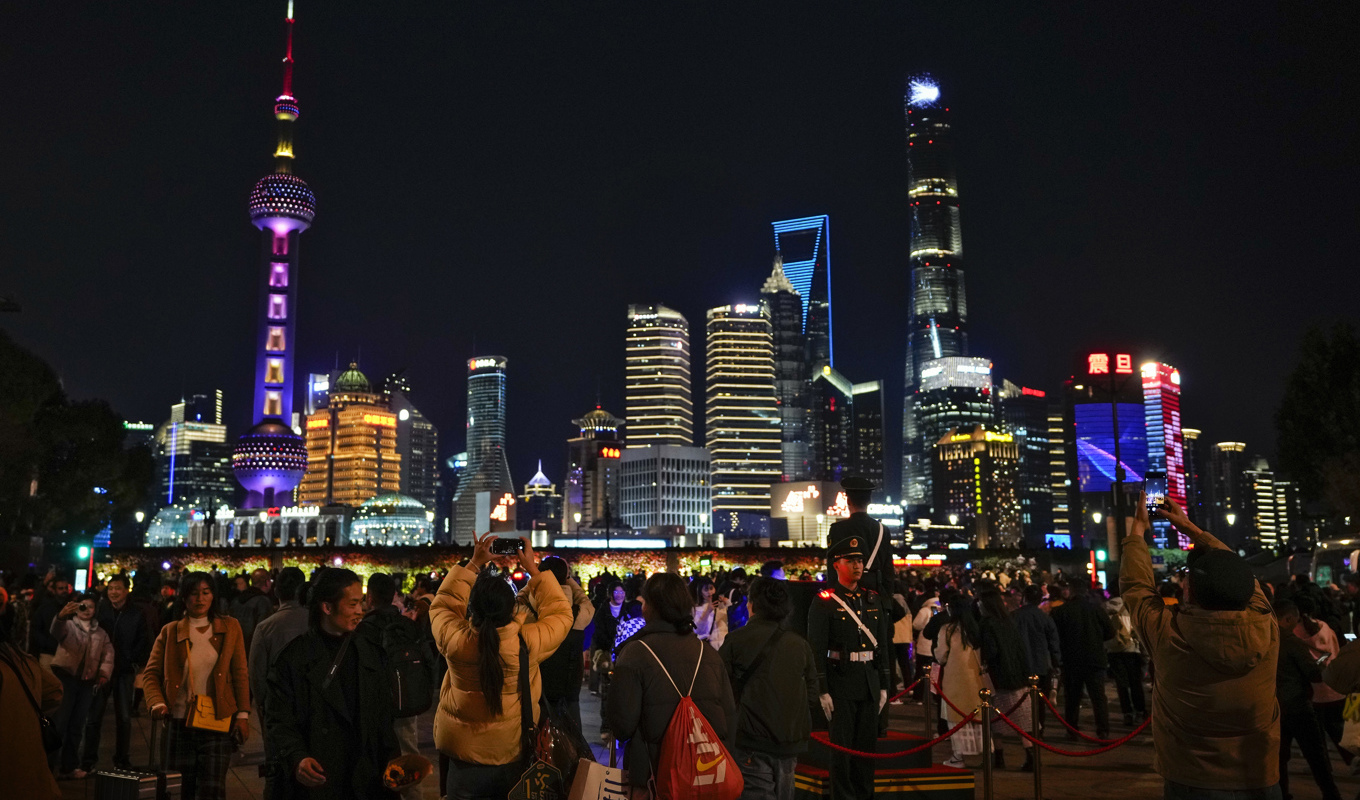 För andra månaden i rad visar den kinesiska tillverkningsindustrin tecken på avmattning. Arkivbild. Foto: Andy Wong/AP/TT
