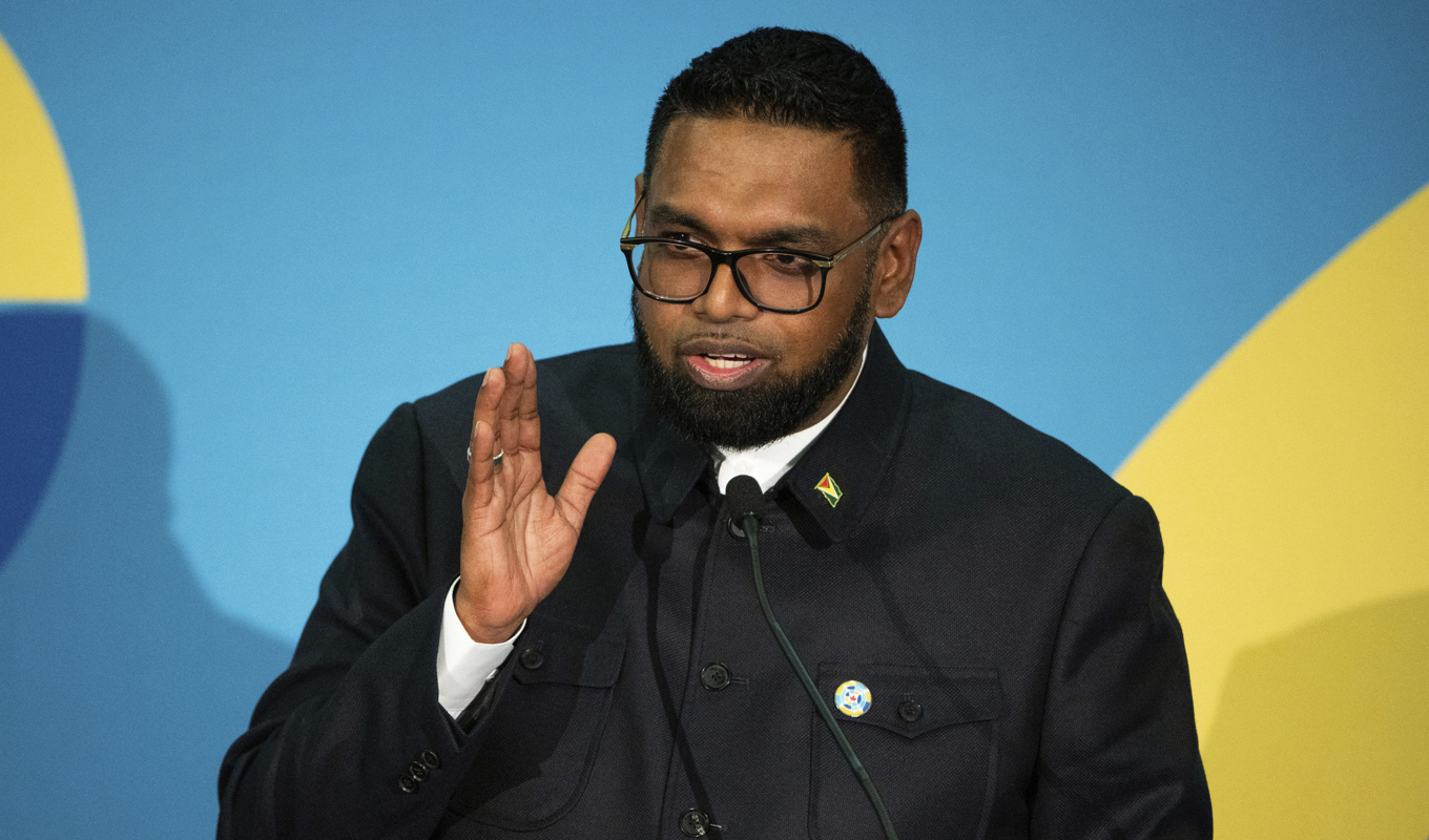 Guyanas president Irfaan Ali. Arkivbild. Foto: Spencer Colby