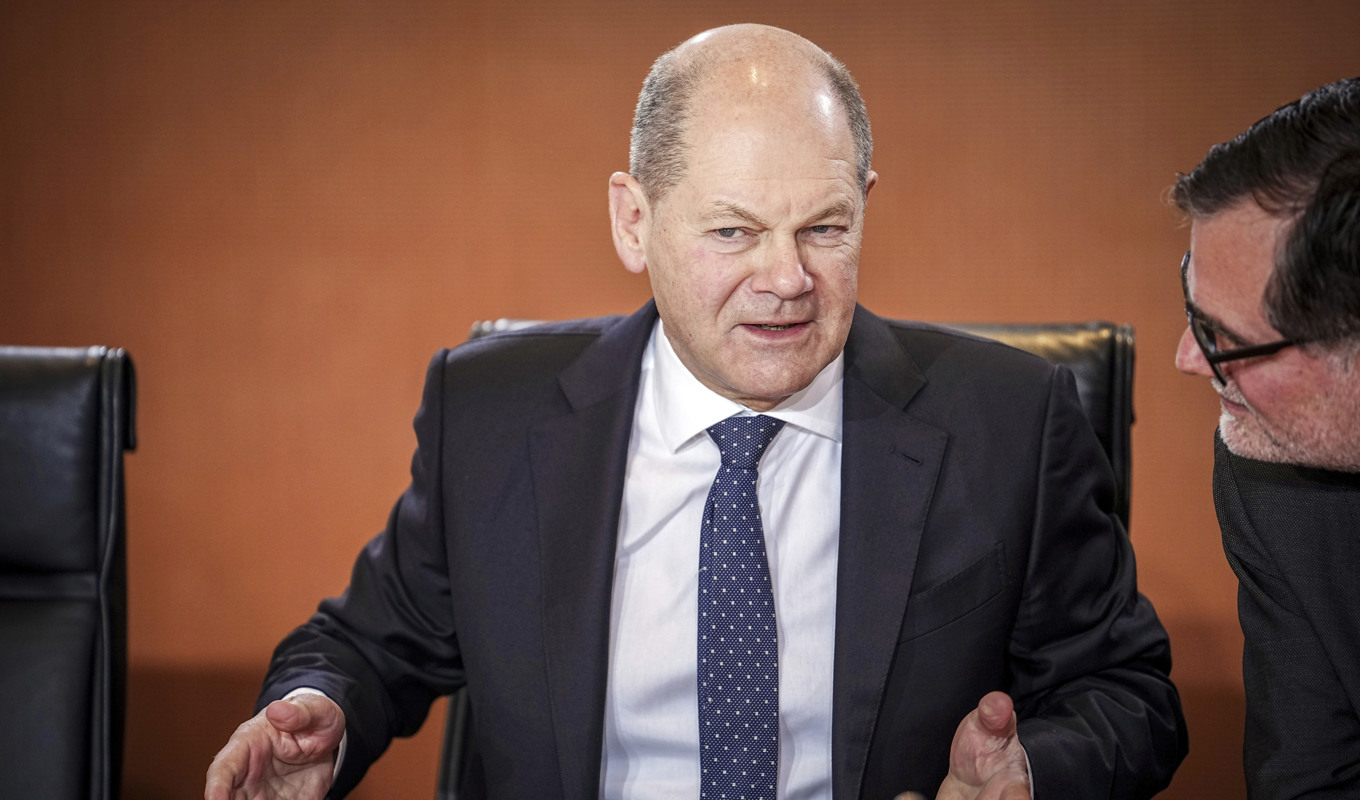 Förbundskansler Olaf Scholz. Foto: Kay Nietfeld AP/TT