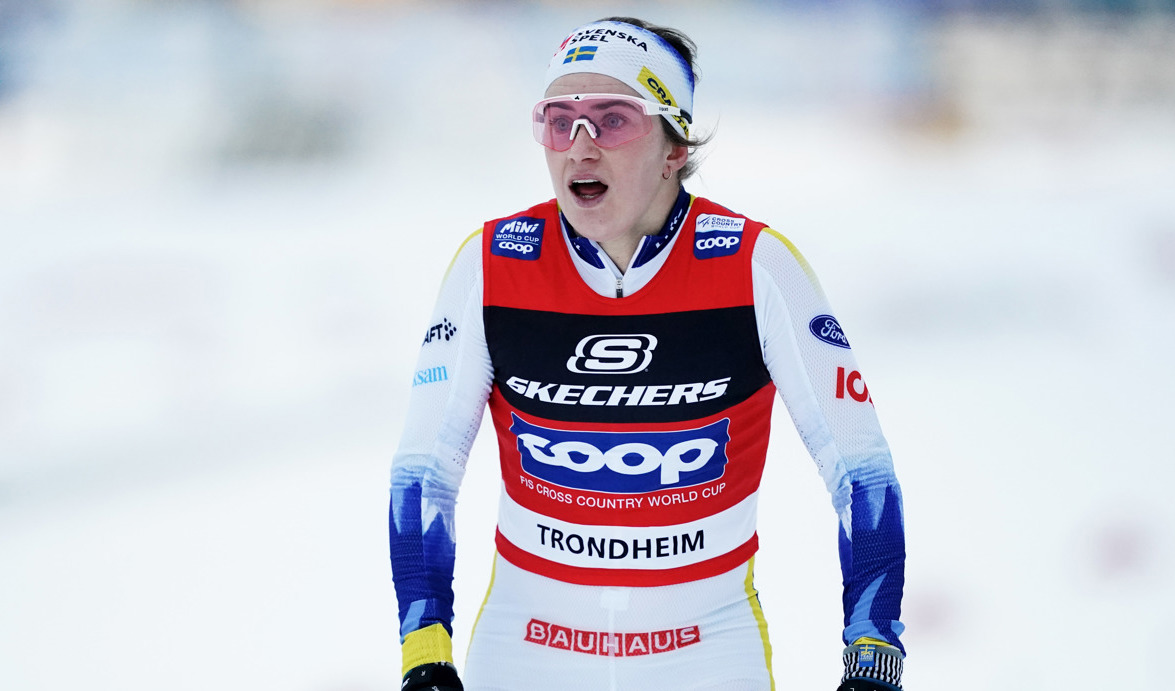 Ebba Andersson slutade trea. Foto: Terje Pedersen/NTB/TT